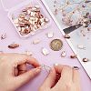 60Pcs 2 Colors Natural Seashell Nuggets Charms FIND-AR0005-68-4