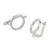 SHEGRACE Brass Hoop Earring Findings XGRQ79244-942P-2