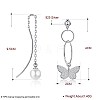 925 Sterling Silver Dangle Earrings and Stud Earrings EJEW-BB30466-7