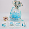 Organza Gift Bags with Lace OP-PH0001-09-4