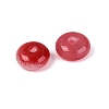 Baking Paint Imitation Jade Glass Beads GL-N006-01A-04-2