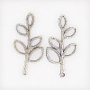 Tibetan Style Alloy Pendants TIBEP-A12-3860-AS-FF-1