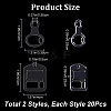 40Pcs 2 Style Acrylic Embroidery Floss Drop DIY-CP0008-73-2