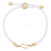 1pc Adjustable Nylon Cord Slider Bracelets for Women BJEW-LP0001-33G-G-1