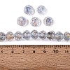 Handmade Foil Glass Beads FOIL-Q001-02D-4