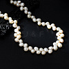 Natural Baroque Freshwater Pearl Rice Beaded Necklaces for Women FS-WGF2BFC-01-3