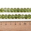 Crackle Transparent Glass Beads Strands GLAA-N074-02B-01-2