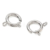 Brass Spring Ring Clasps KK-CBA1AE8-05G-P-2