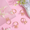 Brass Adjustable Ring Findings KK-BBC0023-69C-4