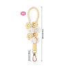 Hand-woven Flower Pendant Decorations KEYC-TAC0009-02KCG-02-3