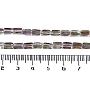 Electroplate Glass Beads Strands GLAA-Q101-02A-HP02-4