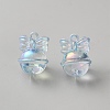 Transparent UV Plating Acrylic Pendants TACR-TAC0001-10-1