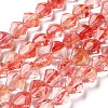 Inner Flower Handmade Lampwork Beads Strands LA-CBA3F7A-02D-1