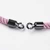Nylon Twisted Cord Bracelet Making MAK-K007-B-3