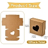 10Pcs Kraft Paper Packaging Boxes CON-YW0001-75-3