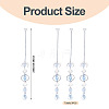 3Pcs Glass Hanging Suncatchers HJEW-TADJ0017-4