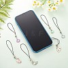 Alloy Enamel Mobile Strap HJEW-SW00024-02-4