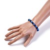 Natural Lapis Lazuli(Dyed) Stretch Bracelets BJEW-JB04506-04-3