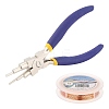 DIY Wire Wrapped Jewelry Making Kits PT-BC0001-48A-1