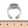 304 Stainless Steel Cuff Ring Components SA-CBA82C8-03D-P-3