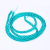 Spray Painted Crackle Glass Beads Strands CCG-Q001-4mm-15-3