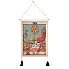 Tarot Pattern Polycotton Wall Hanging Tapestry WICR-PW0001-29A-1