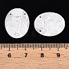 Natural White Shell Mother of Pearl Shell Pendants SSHEL-S264-010-3