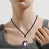 Rope Adjustable Necklaces Making MAK-WH0016-07B-5