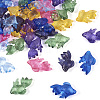 42Pcs 7 Colors Transparent Acrylic Pendants MACR-TA0001-57-2