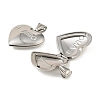 316 Stainless Steel Locket Pendants STAS-K321-21P-2