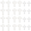 60Pcs 3 Styles Cross Natural Shell Beads BSHE-SC0001-18-1