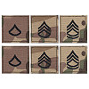 6Pcs 3 Styles Polyester Epaulette Camouflage PATC-FH0001-27B-1
