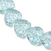 Transparent Glass Beads Strands GLAA-H038-01G-3