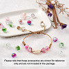 Transparent Spray Painted Crackle Glass Beads Strands GLAA-TA0003-09-37