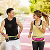 24Pcs Word Silicone Cord Bracelet Wristband BJEW-CN0001-21-4
