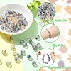 60Pcs 6 Colors Autumn Theme Electroplate Transparent Glass Beads EGLA-YW0005-68-4
