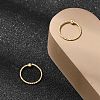Brass Ball Captive Bead Nose Ring AJEW-G075-01G-02-2