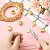 7Pcs 7 Styles Brass Micro Pave Clear Cubic Zirconia Locket Pendants FIND-CJ0005-08-5