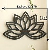 Wooden Lotus Shelf for Crystals PW-WG03784-01-6