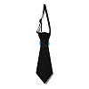 Easter Theme Rabbit Egg Glitter Felt Necktie LS-AJEW-C030-01C-2