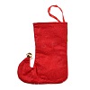 Christmas Stocking Felt Cloth & Iron Pendant Decoration DJEW-K027-01A-01-2