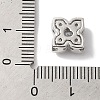 Brass Micro Pave Clear Cubic Zirconia Beads KK-G503-12P-3