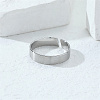 Stainless Steel Open Cuff Ring GK9650-3-2
