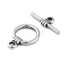 304 Stainless Steel Toggle Clasps STAS-I190-01AS-2