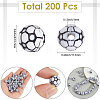 200Pcs Acrylic Beads OACR-SP0001-62-2