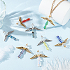 Alloy Glass Pendants PALLOY-GA00005-5