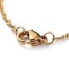 304 Stainless Steel Singapore Chain Necklaces NJEW-JN02662-04-3