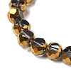 Electroplate Glass Beads Strands X-EGLA-P061-01B-02-3