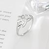 Flower 925 Sterling Silver Finger Rings FS-WG1E6A3-02-1