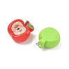 Opaque Resin Imitation Fruit Pendants RE-CBADD3D-01-2